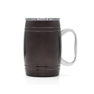 Lenox Cambridge 20oz Insl Blk Beer Mug NO COLOR METAL EHGBK20CB1BM