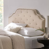 Christopher Knight Home® - Noble House - Silas Contemporary Fabric Full/Queen Headboard