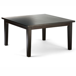 English Elm Eastwood Square Dining Table - Handcrafted Java Brown Finish For Stylish Dining & Versatile Use B136P158144