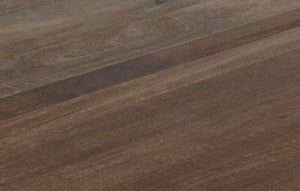 Porter Designs Porter Petra Solid Wood Dining Table - Elegant Retro French Design With Fluted Apron & Pin Legs Natural Wood 07-108-01-2345