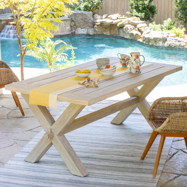 Park Hill Teak Outdoor Clambake Table EFT16005