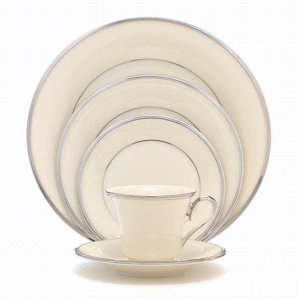 Lenox Solitaire 5-Piece Place Setting White, IVORY PORCELAIN 140290600