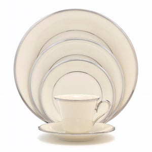 Lenox Solitaire 5-Piece Place Setting White, IVORY PORCELAIN 140290600