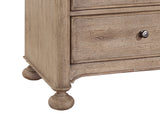 Higgins Street 3-Drawer Nightstand with USB-C ports Brown with Woodland Stone Finish P349140 Pulaski Furniture