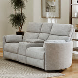 Parker House Radius - Mineral Power Reclining Sofa And Loveseat Light Grey 100% Polyester (W) Mrad-32p-min