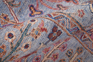 Feizy Rugs Rawlins Vintage-inspired Floral Polyester Rug - Antique Charm Meets Modern Durability For Your Home Gray,Blue,Red Polyester Rln39heflblmlth20