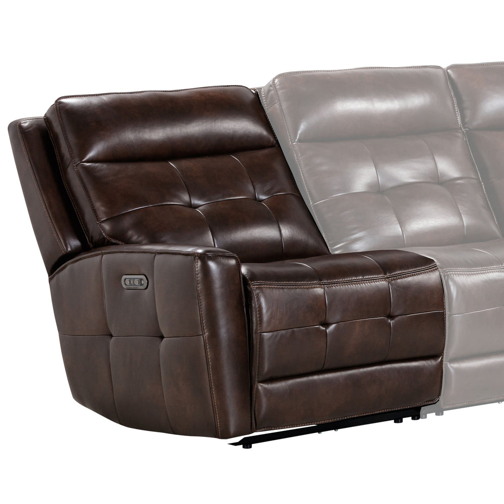 Parker House Parker Living Canterbury Power Armless Zero Gravity Recliner – Luxurious Comfort & Style Redefined Dark Brown 100% Leather ,Leather Match Mcan#811lphz-aco