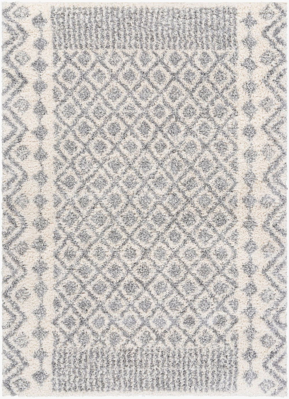 Livabliss Deluxe Plush Shag Rug Machine Woven Polypropylene Global Eclectic Accent Piece DXS2308-23