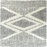 Deluxe Shag DXS-2309 7'10" x 7'10" Machine Woven Rug DXS2309-710SQ Livabliss Surya