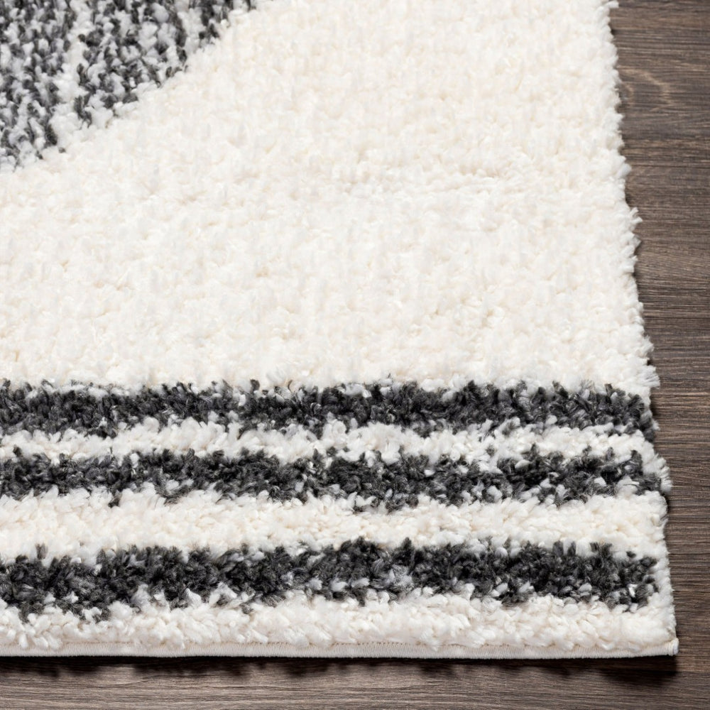 Livabliss Deluxe Shag Polypropylene Area Rug Turkish Woven Plush Pile for Cozy Small Spaces DXS2317-23