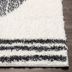Livabliss Deluxe Shag Polypropylene Area Rug Turkish Woven Plush Pile for Cozy Small Spaces DXS2317-23