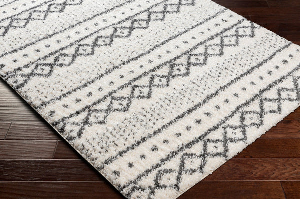 Livabliss Deluxe Shag Polypropylene Bohemian Area Rug Plush High Pile for Entryways and Cozy Nooks DXS2319-23