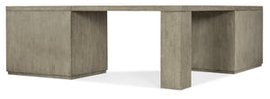 Hooker Furniture Linville Weathered Mink 72” Credenza With Lockable Lateral Files, Pendaflex-Ready Storage And Display 85.00 L x 85.00W x 30.00H 6150-10938-85