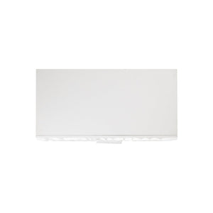 Bernhardt Bernhardt Alia Nightstand With Carved Resin Fronts, White Plaster Finish, Soft-Close Drawers & Ss Base 316234