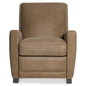 Bernhardt Bernhardt Bastille Push Back Leather Recliner Tailored Welt Trim Transitional Lounge 103RLMO