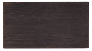 Hooker Furniture Driftwood Three-Drawer Nightstand With Cedar-Lined Drawer, Built-In Usb Charging And Rustic Buckboard Appeal Blacks 6820-90116-99