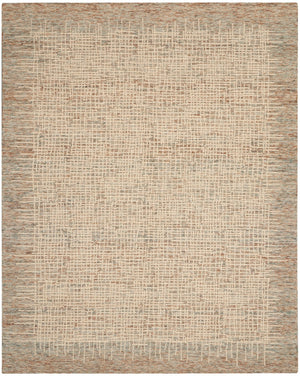 Nourison Vail VAI03 Handmade Tufted No Border Indoor Only Rustic Contemporary Rug Beige Multicolor, Beige Multicolor 100% Wool 99446794468