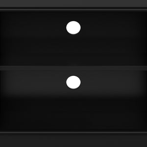 English Elm Draper - Handcrafted Mid Century Modern Low Tv Media Stand With Adjustable Shelving & Cable Management B136P158591