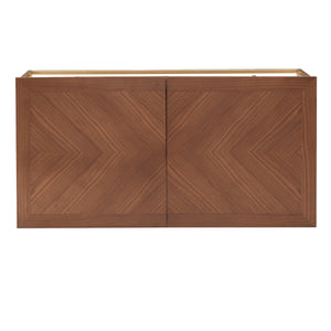 Homelegance By Top-Line Piper Square Coffee Table with Metal Base Natural Metal