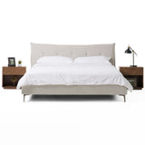 VIG Furniture Modrest Dysart - Modern Grey Fabric Bed VGMB-B029-BED