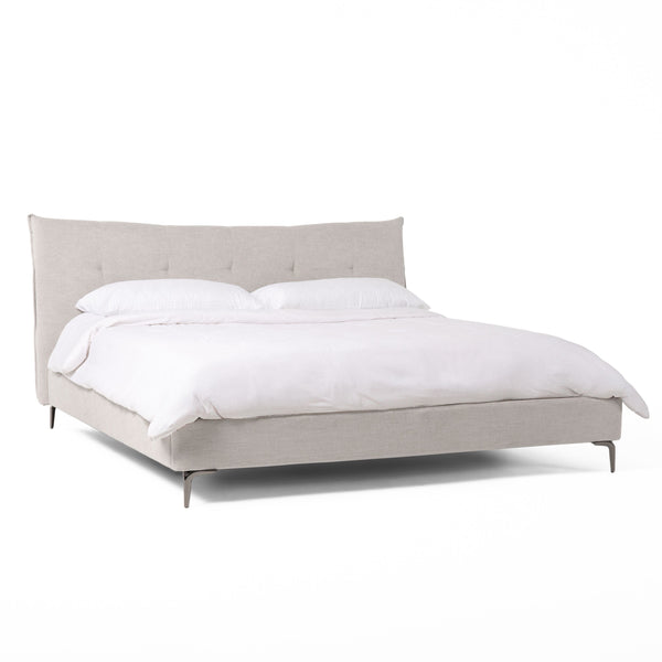 VIG Furniture Modrest Dysart - Modern Grey Fabric Bed VGMB-B029-BED
