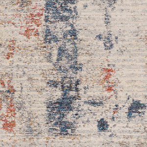 Livabliss Daytona Geometric Runner Rug Machine Woven Polypropylene Blend for Hallways and Entryways Rust, Teal 2'7" x 7'3" DYT2302-2773