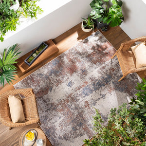 Livabliss Daytona Beach Coastal Geometric Runner Rug Indoor Outdoor Polypropylene Hallway Light Beige, Cr 8'10" x 12' DYT2304-81012