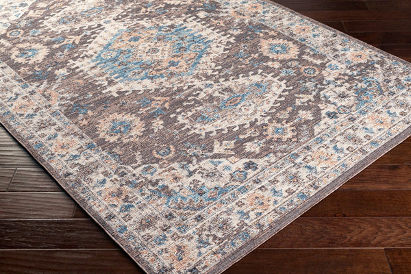 Livabliss Daytona Beach Traditional Runner Rug Polypropylene Blend for Hallways and Entryways Brown, Light Br 8'10" x 12' DYT2305-81012