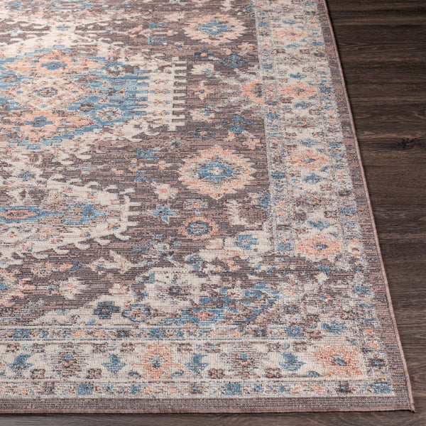 Livabliss Daytona Beach Traditional Runner Rug Polypropylene Blend for Hallways and Entryways Brown, Light Br 8'10" x 12' DYT2305-81012