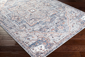 Livabliss Daytona Beach Traditional Runner Rug Polypropylene Blend for Hallways and Entryways Light Gray, Med 8'10" x 12' DYT2312-81012