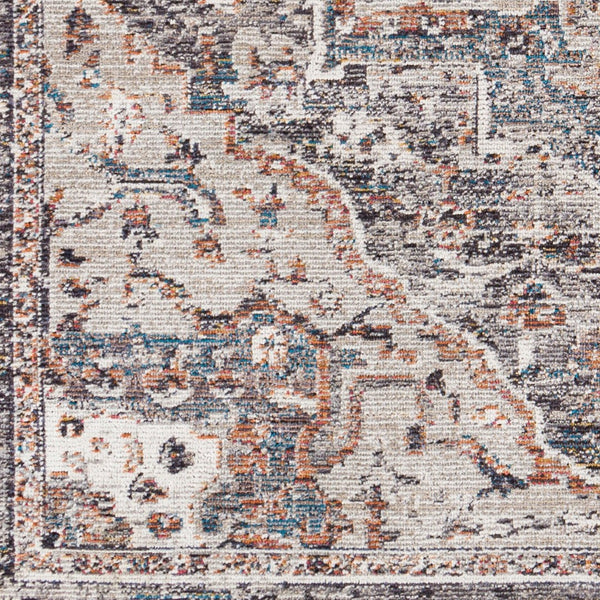 Livabliss Daytona Beach Traditional Runner Rug Polypropylene Blend for Hallways and Entryways Light Gray, Med 8'10" x 12' DYT2312-81012