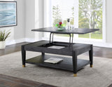 English Elm Steve Silver - Yves - Lift-Top Coffee Table - Black