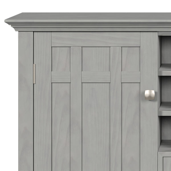 English Elm Bedford - Handcrafted Buffet & Wine Rack In Fog Grey - Elegant Storage For Dining & Living Spaces B136P158484