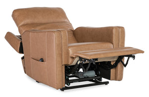 Hooker Furniture Thyme Seville Fawn Power Recliner With Zero Gravity, Adjustable Headrest, Lumbar & Lift Option RC605-PHLL4-080