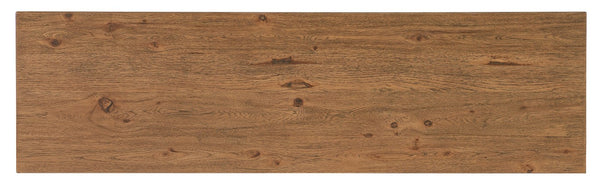 Hooker Furniture Big Sky Nine Drawer Dresser With Pecky Hickory Veneers, Vintage Natural Finish, Cedar-Lined Drawers 6700-90202-80