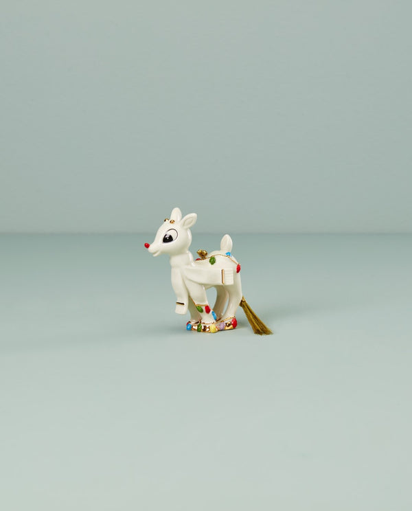 Lenox RUDOLPH'S CHRISTMAS GLOW ORN Multi, IVORY PORCELAIN 890950