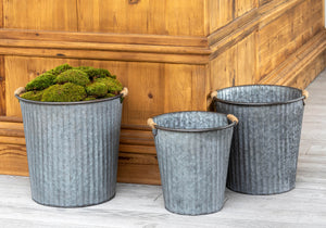 Park Hill Galvanized Flower Bucket ECM20264