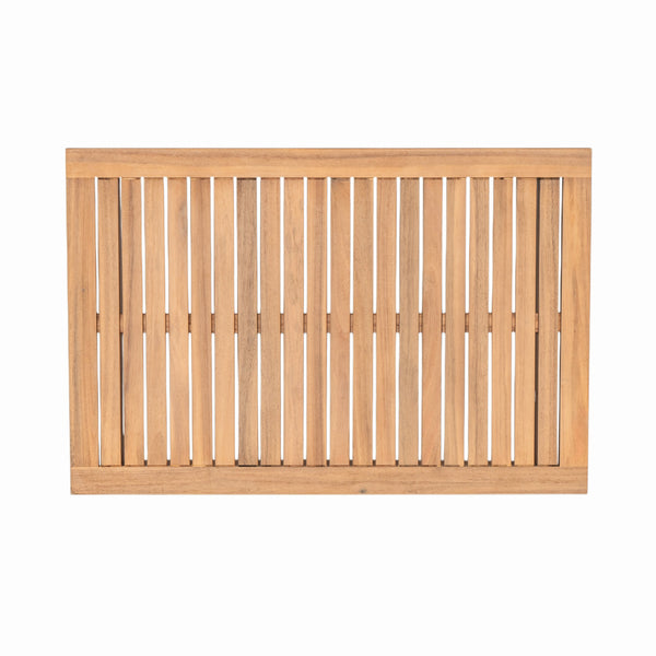 English Elm Outdoor Acacia Hardwood Rope Weave Patio Chat Set with Deep Cushioned Seating N757P408833B