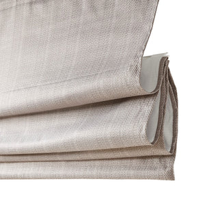 English Elm Basketweave Room Darkening Roman Shade with Thermal Foam Backing, Cordless, OEKO-TEX Certified taupe 6.08 L x 10.5 W x 7.5 H B03598290