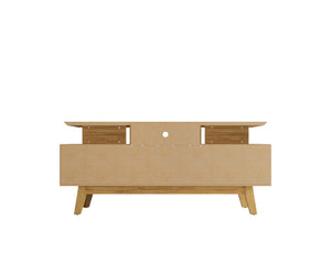 English Elm Yonkers 63" Modern Black Tv Stand With Storage & Cable Management For Sleek Living Room Style B365P398395-GIGA