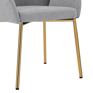 English Elm Christopher Knight Home® - Dining Chair Set Of 2 - Modern Grey Upholstered Metal Chairs For Stylish Dining & Home Bars N779P186914G