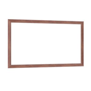 English Elm 60"x36" Oversized Modern Rectangle Mirror with Aluminum Frame Explosion-Proof Glass for Bathroom and Bedroom Yellow+Coral W708P297672