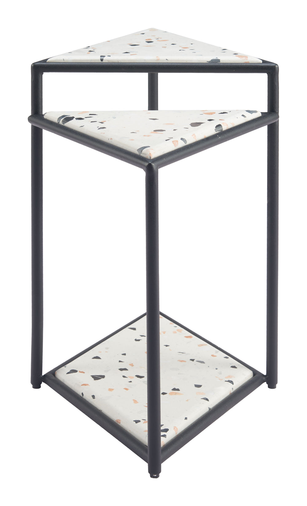 Zuo Modern Miste Side Table Set Of 3 - Versatile Multicolor Nesting Tables With Modern Style & Durability Multicolor Stone,Steel 110325-zuo-modern