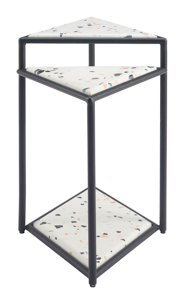 Zuo Modern Miste Side Table Set Of 3 - Versatile Multicolor Nesting Tables With Modern Style & Durability Multicolor Stone,Steel 110325-zuo-modern