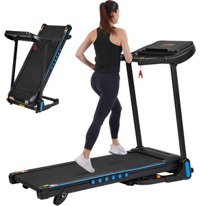 English Elm Incline Folding Home Treadmill 3 Hp Motor 350 Lb Capacity with Bluetooth Speaker N728P266447A