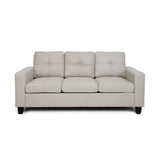 Christopher Knight Home® - Noble House - Bowden Three Seater Sofa With Wood Legs