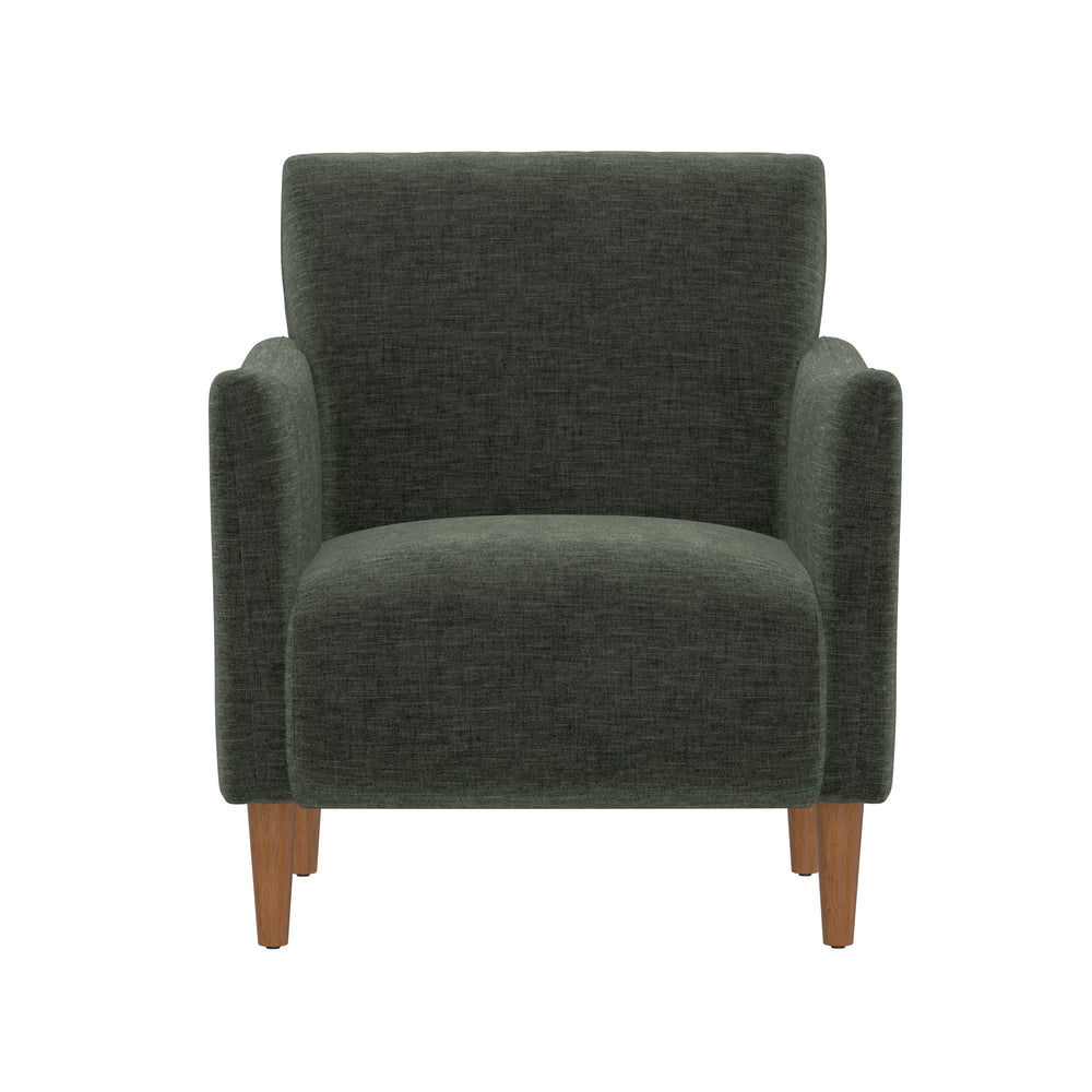 English Elm Wallace & Bay - Green Accent Chair Juniper Transitional Engineered Wood Upholstered Seat Easy-Care 28.2x29.3x32.5" B2709P212428