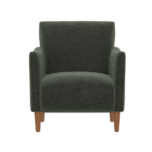 English Elm Wallace & Bay - Green Accent Chair Juniper Transitional Engineered Wood Upholstered Seat Easy-Care 28.2x29.3x32.5" B2709P212428