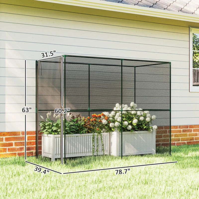 English Elm Plant Protection Cage Walk-in Mesh Enclosure for Vegetables Fruits and Garden Beds T3971P455712