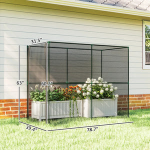 English Elm Plant Protection Cage Walk-in Mesh Enclosure for Vegetables Fruits and Garden Beds T3971P455712